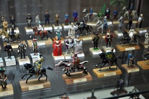 Figuras en el museo militar de Oporto
